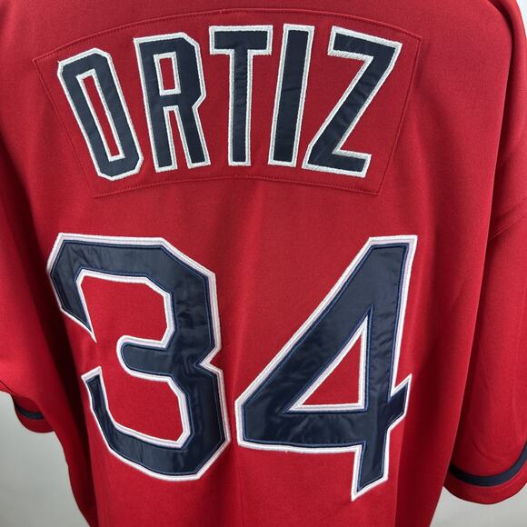 Encore Select Big Papi Ortiz Jersey Embroidered Signature and Ortiz Patch XL - Picture 9 of 16